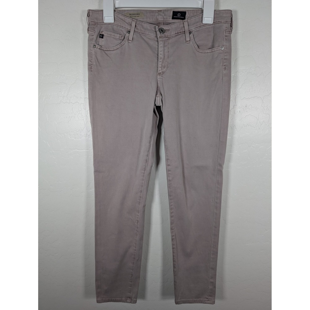 AG Adriano Goldschmied Stevie Ankle Pants Womens 28R Slim Straight‎ Stretch USA